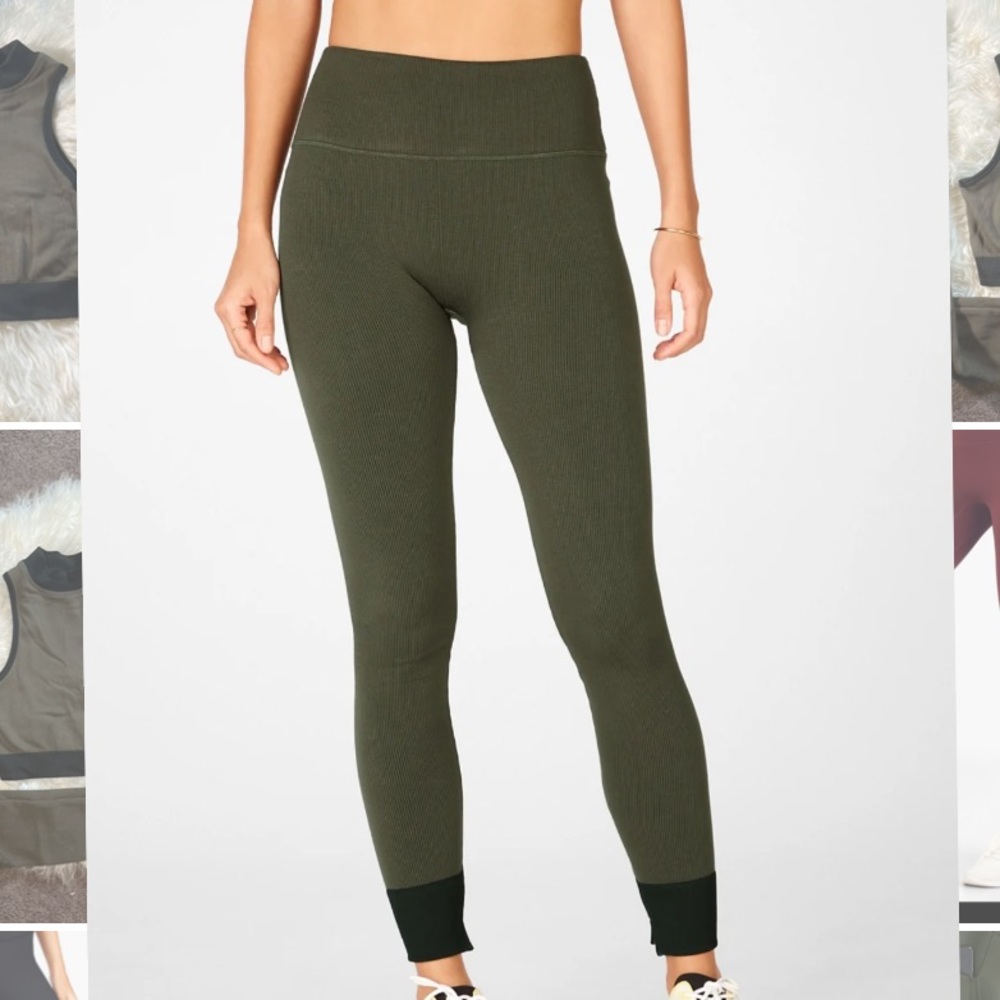 Fabletics High Waisted Seamless Leggings Small NWT